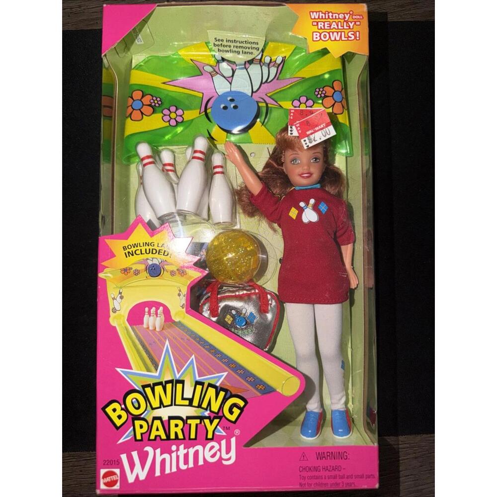 Whitney Barbie Doll by Mattel #22015 Bowling Party Whitney 1998 Vintage NRFP
